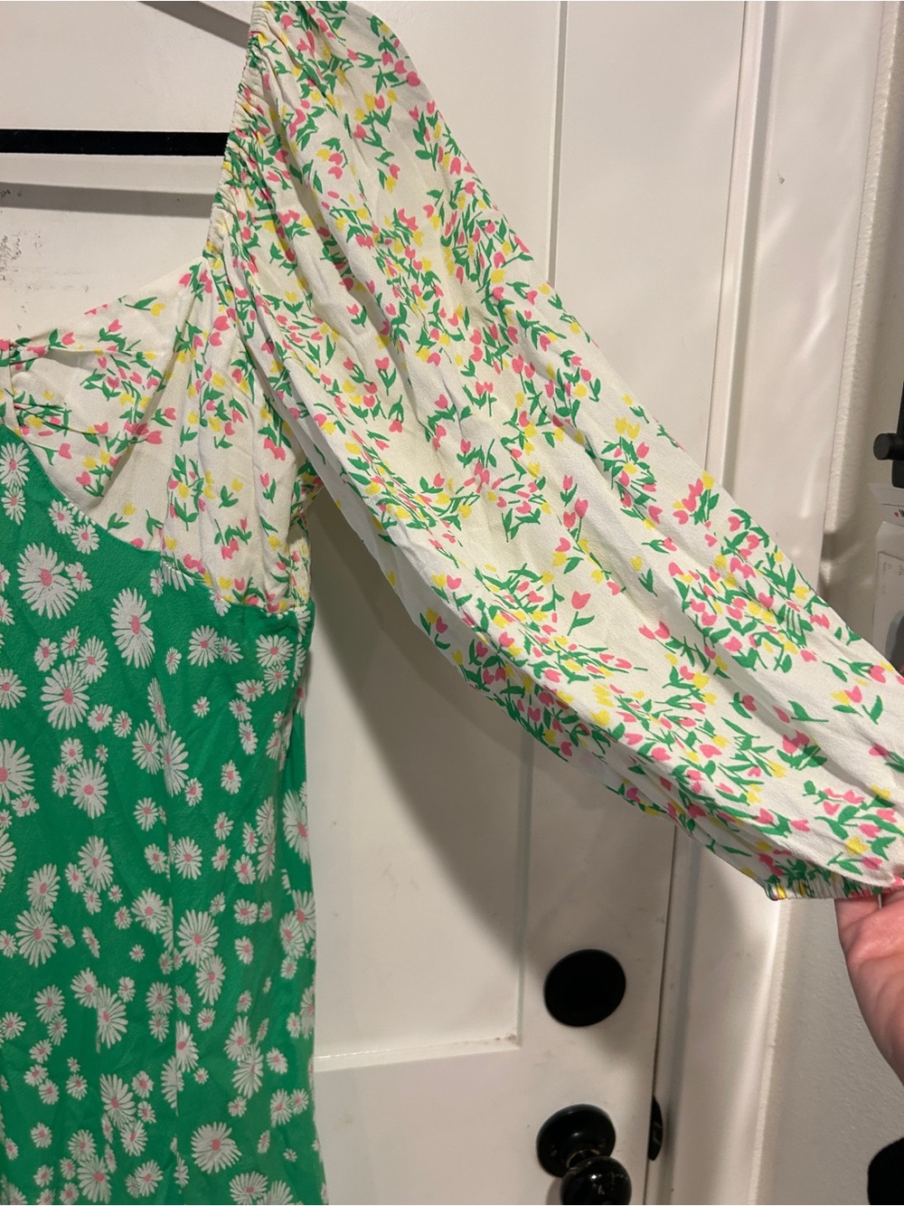 Rixo X Target Daisy Long Sleeve Swing Dress 8 - Picture 4 of 5